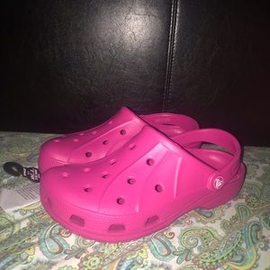 Hot Pink Baya Clog Crocs BRAND NEW